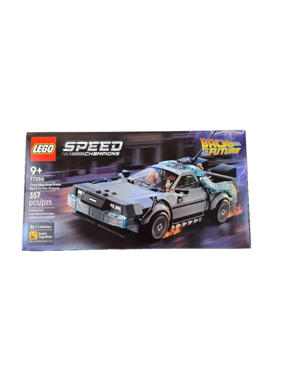 LEGO Speed Champions Time Machine from Back to the Future Set 77256 New Sealed